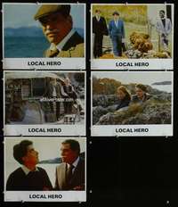 e503 LOCAL HERO 5 English movie lobby cards '83 Burt Lancaster, classic!