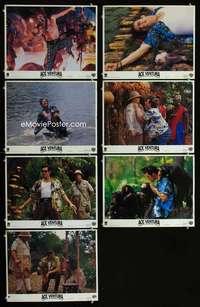 e203 ACE VENTURA WHEN NATURE CALLS 7 movie lobby cards '95 Jim Carrey