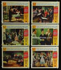 e336 BIG BEAT 6 movie lobby cards '58 early blues & rock and roll!