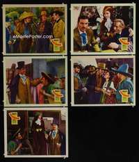 e462 CALIFORNIAN 5 movie lobby cards '37 Cortez, Harold Bell Wright