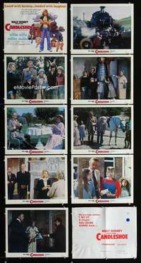 e023 CANDLESHOE 9 movie lobby cards '77 Walt Disney, Jodie Foster