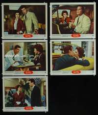 e463 CASH MCCALL 5 movie lobby cards '60 James Garner, Natalie Wood