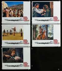 e472 COWBOYS 5 movie lobby cards '72 big John Wayne, Bruce Dern