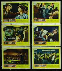 e363 ELMER GANTRY 6 movie lobby cards '60 Burt Lancaster, Jean Simmons