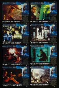 e061 EVENT HORIZON 8 int'l movie lobby cards '97 Laurence Fishburne