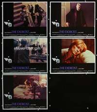 e480 EXORCIST 5 movie lobby cards '74 William Friedkin, Max Von Sydow