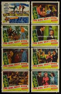 e068 GIRL NEXT DOOR 8 movie lobby cards '53 Dan Dailey, June Haver