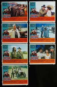 e248 GREAT SCOUT & CATHOUSE THURSDAY 7 movie lobby cards '76 Lee Marvin