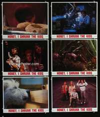 e379 HONEY I SHRUNK THE KIDS 6 movie lobby cards '89 Rick Moranis