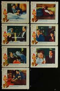 e255 HORROR OF IT ALL 7 movie lobby cards '64 Pat Boone
