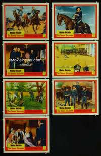 e083 HORSE SOLDIERS 7 movie lobby cards '59 John Wayne, William Holden