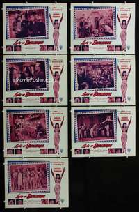 e267 LADY OF BURLESQUE 7 movie lobby cards R52 Barbara Stanwyck