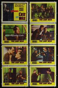 e102 LAST MILE 8 movie lobby cards '59 Mickey Rooney on death row!