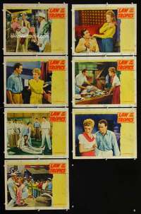 e268 LAW OF THE TROPICS 7 movie lobby cards '41 Constance Bennett