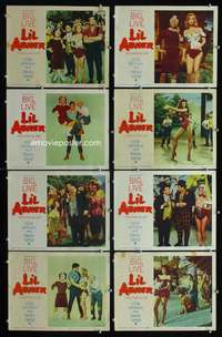 e108 LI'L ABNER 8 movie lobby cards '59 Julie Newmar, Peter Palmer