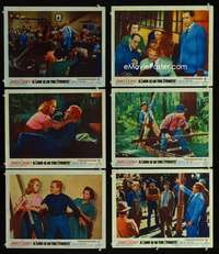 e390 LION IS IN THE STREETS 6 movie lobby cards '53 James Cagney