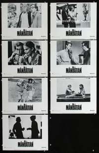 e277 MANHATTAN 7 movie lobby cards '79 Woody Allen, Hemingway