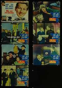 e278 ME & THE COLONEL 7 movie lobby cards '58 Danny Kaye, Curt Jurgens