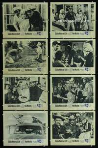 e122 MISFITS 8 movie lobby cards '61 Clark Gable, Marilyn Monroe, Clift