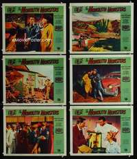 e397 MONOLITH MONSTERS 6 movie lobby cards '57 cool sci-fi horror!