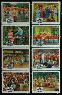e129 MUSIC MAN 8 movie lobby cards '62 Robert Preston, Shirley Jones