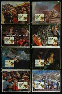 e142 PAINT YOUR WAGON 8 movie lobby cards '69 Clint Eastwood, Marvin