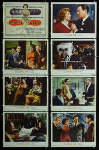 e143 PARTY GIRL 8 movie lobby cards '58 Cyd Charisse, Nicolas Ray