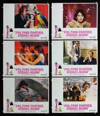 e411 PINK PANTHER STRIKES AGAIN 6 movie lobby cards '76 Peter Sellers