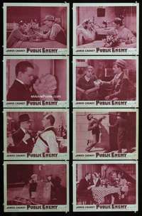 e152 PUBLIC ENEMY 8 movie lobby cards R54 James Cagney, Jean Harlow