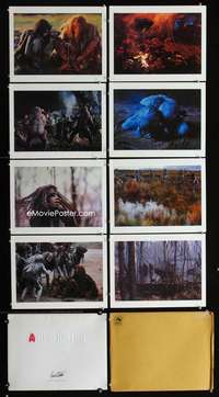 e154 QUEST FOR FIRE 8 special color 11x14 movie stills '82