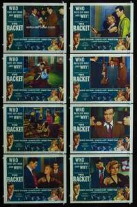 e155 RACKET 8 movie lobby cards '51 Lizabeth Scott, Robert Mitchum