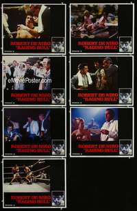e294 RAGING BULL 7 movie lobby cards '80 Robert De Niro, Martin Scorsese
