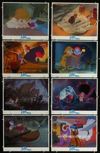 e158 RESCUERS 8 movie lobby cards R83 Walt Disney mice cartoon!