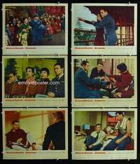 e417 SAYONARA 6 movie lobby cards '57 Marlon Brando, Miiko Taka