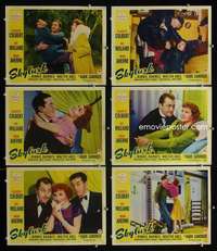 e420 SKYLARK 6 movie lobby cards '41 Claudette Colbert, Ray Milland