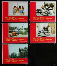 e532 SLEEPER 5 movie lobby cards '74 Woody Allen, Diane Keaton, wacky!