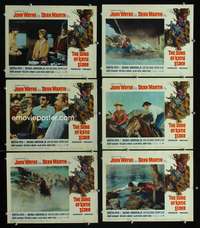 e422 SONS OF KATIE ELDER 6 movie lobby cards '65 John Wayne, Martin