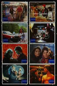 e176 STARMAN 8 movie lobby cards '84 John Carpenter, Jeff Bridges