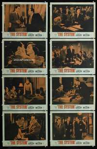 e181 SYSTEM 8 movie lobby cards '53 crime syndicates, film noir!