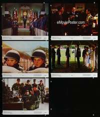 e541 TAPS 5 color 11x14 movie stills '81 George C Scott, Penn, Cruise
