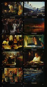 e016 TITANIC 10 color 11x14 stills '97 images of Leonardo DiCaprio & Kate Winslet, Zane, top cast