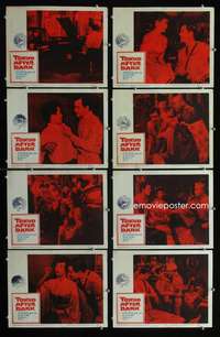 e187 TOKYO AFTER DARK 8 movie lobby cards '59 Richard Long & B-girls!