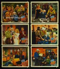 e438 UNDER NEVADA SKIES 6 movie lobby cards '46 Roy Rogers, Dale Evans