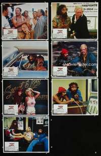 e314 UP IN SMOKE 7 movie lobby cards '78 Cheech & Chong drug classic!