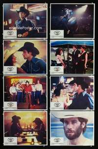 e190 URBAN COWBOY 8 movie lobby cards '80 John Travolta, Debra Winger
