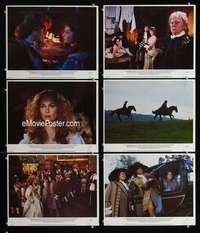 e445 WICKED LADY 6 movie lobby cards '83 Faye Dunaway, Alan Bates