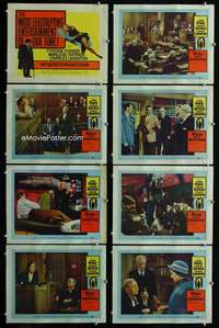 e198 WITNESS FOR THE PROSECUTION 8 movie lobby cards '58 Billy Wilder