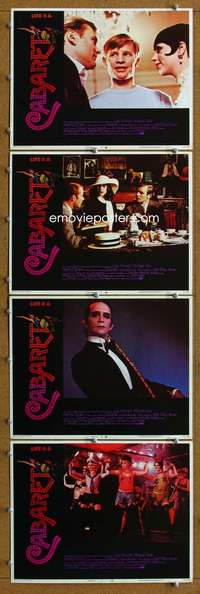f030 CABARET 4 movie lobby cards '72 Liza Minnelli, Bob Fosse