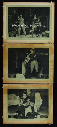 f283 CUPID's BOOTS 3 movie lobby cards '25 Ralph Graves, Thelma Hill