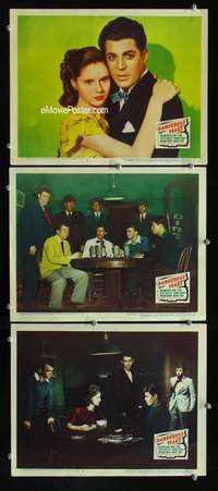 f286 DANGEROUS YEARS 3 movie lobby cards '48 Billy Halop, Scotty Beckett